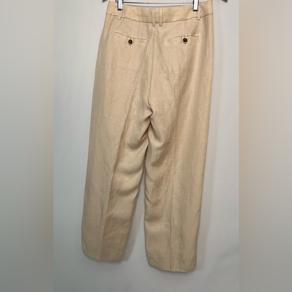 NEW / J.Crew Pleated linen-cupro blend trouser / B003 - Picture 3 of 3
